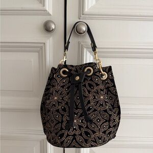 Patricia Nash Black and Gold Women's Bag